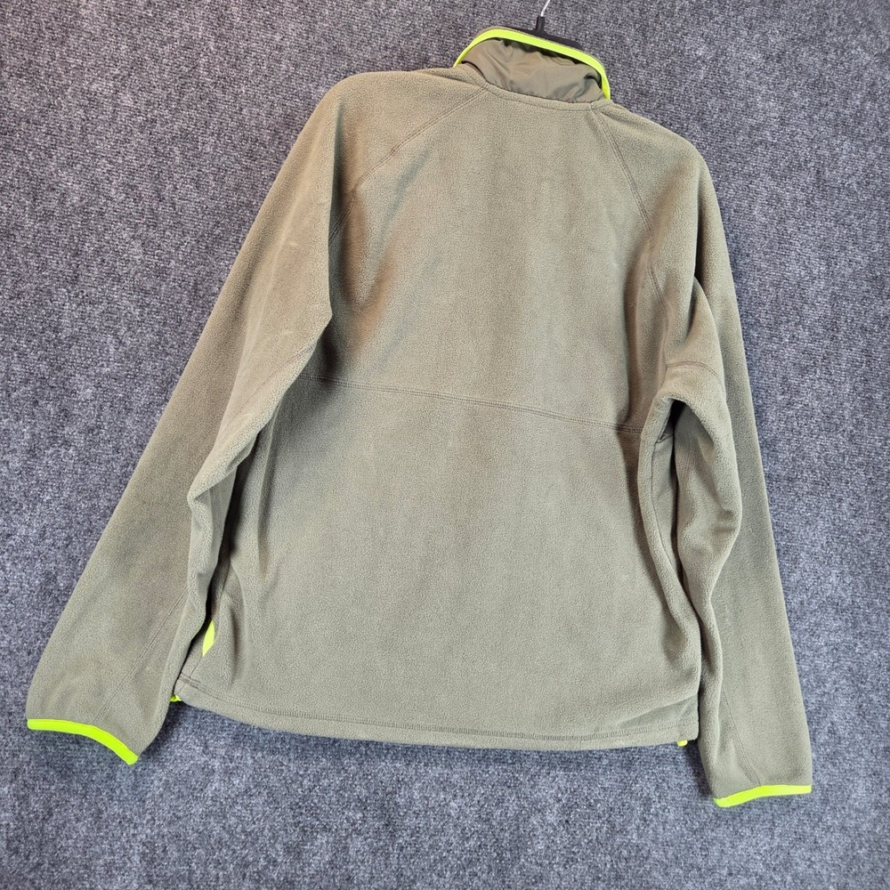 Nike Mens Winterized Half Zip Fleece Pullover Medium Green Neon Casual - Picture 7 of 10